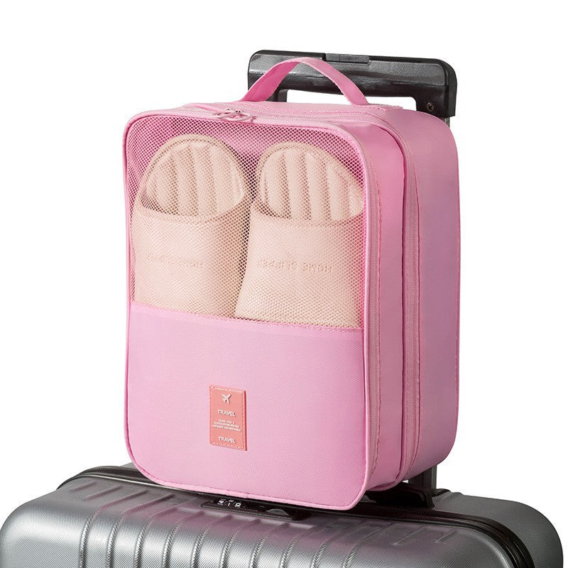 Premium Travel Shoe Storage Box: Waterproof, Ventilated Design for Travel Essentials