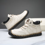 🔥Letzter Tag Verkauf🐂 Freizeitschuhe für Herren aus australischem Kalbsleder👞Handgenäht für einfaches An- und Ausziehen✅ Fußgewölbeunterstützung zur Schmerzlinderung