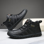 🔥Letzter Tag Verkauf🐂 Freizeitschuhe für Herren aus australischem Kalbsleder👞Handgenäht für einfaches An- und Ausziehen✅ Fußgewölbeunterstützung zur Schmerzlinderung