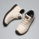 🔥Letzter Tag Verkauf🐂 Freizeitschuhe für Herren aus australischem Kalbsleder👞Handgenäht für einfaches An- und Ausziehen✅ Fußgewölbeunterstützung zur Schmerzlinderung