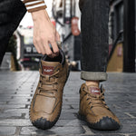 🔥Letzter Tag Verkauf🐂 Freizeitschuhe für Herren aus australischem Kalbsleder👞Handgenäht für einfaches An- und Ausziehen✅ Fußgewölbeunterstützung zur Schmerzlinderung