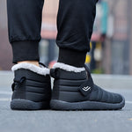 UMHAVEN Winter Waterproof Snow Boots – Warm, Non-Slip, Outdoor Fur-Lined Boots for Men & Women