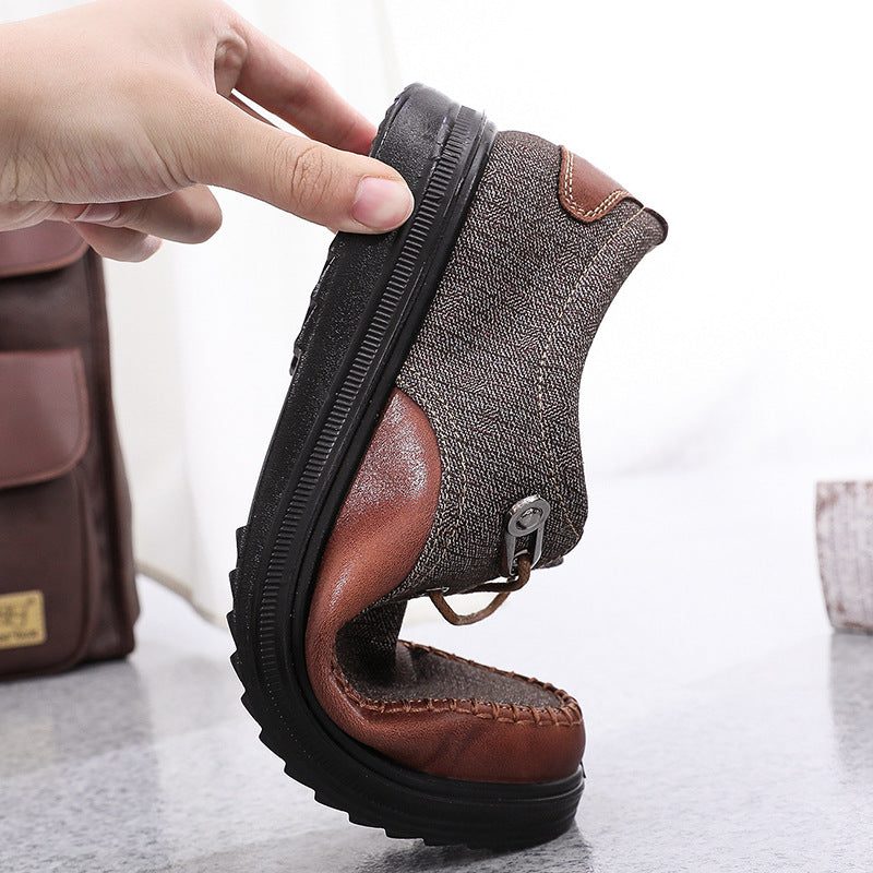 Letzter Tag 60 % RABATT🔥⏱️Neuheitsspecial⏱️🔥Lässige Herrenschuhe aus Stoff mit guter Fußgewölbeunterstützung und rutschfester, atmungsaktiver Outdoor-taugliche Sohle