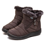 Warm Winter Snow Boots, Long Plush-Lined Unisex Boots, Waterproof and Non-Slip for Men and Women