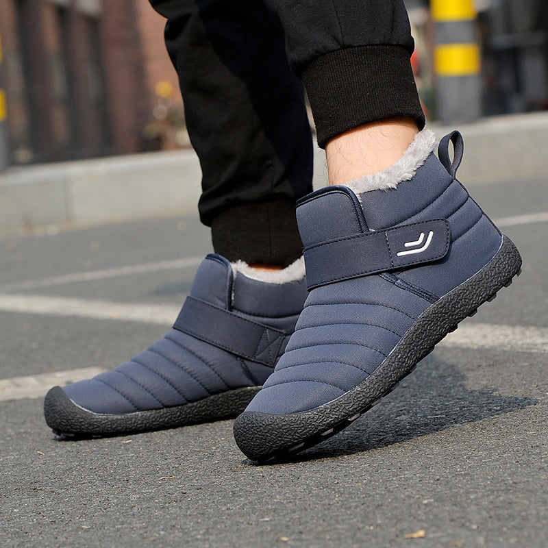 UMHAVEN Winter Waterproof Snow Boots – Warm, Non-Slip, Outdoor Fur-Lined Boots for Men & Women