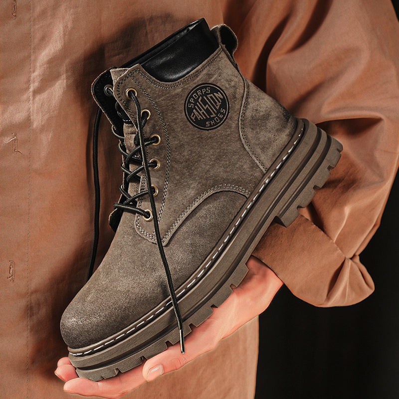 ⏰70% Off for a Limited Time! Couple's Martin Boots – Ankle Support + Waterproof/Non-Slip/Anti-Puncture | Great for Casual & Outdoor Use