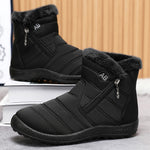 Warm Winter Snow Boots, Long Plush-Lined Unisex Boots, Waterproof and Non-Slip for Men and Women