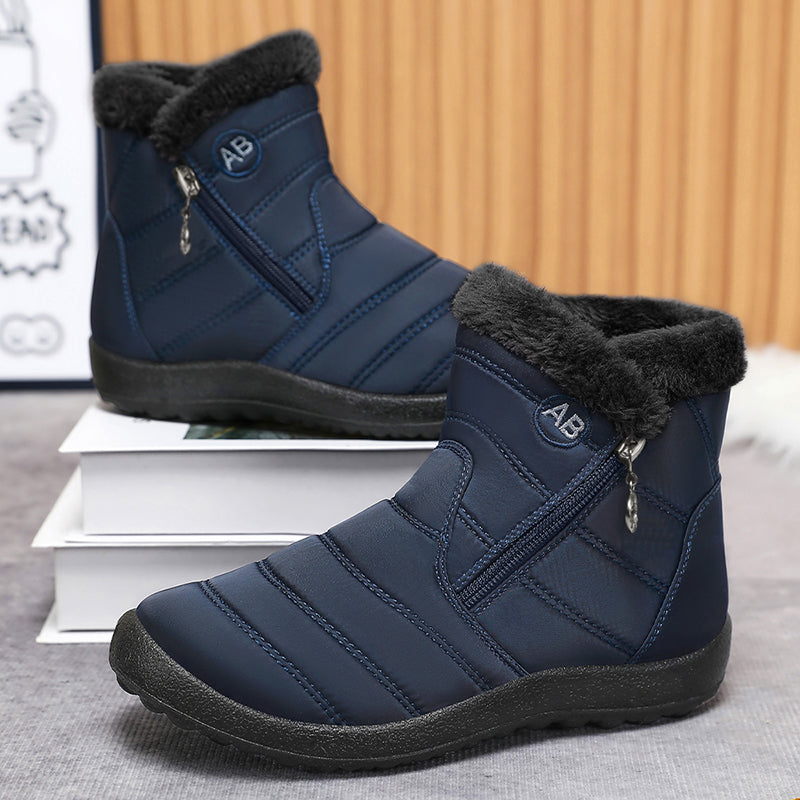 Warm Winter Snow Boots, Long Plush-Lined Unisex Boots, Waterproof and Non-Slip for Men and Women