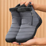 Warm Winter Snow Boots, Long Plush-Lined Unisex Boots, Waterproof and Non-Slip for Men and Women