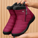 Warm Winter Snow Boots, Long Plush-Lined Unisex Boots, Waterproof and Non-Slip for Men and Women