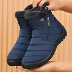 Warm Winter Snow Boots, Long Plush-Lined Unisex Boots, Waterproof and Non-Slip for Men and Women