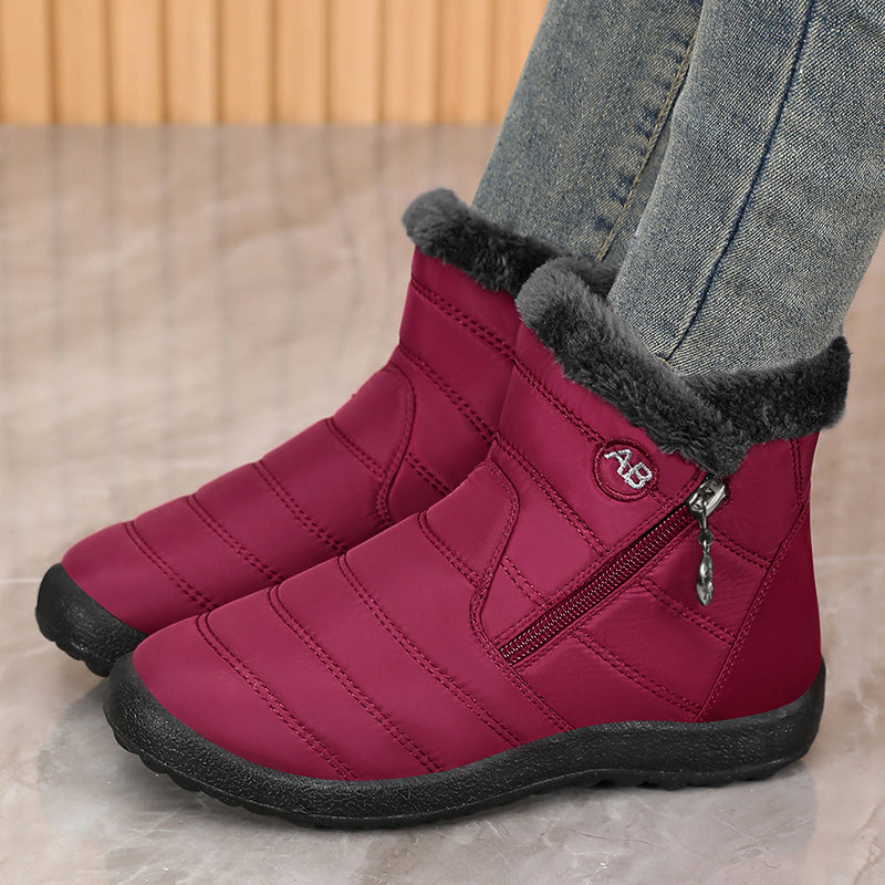 Warm Winter Snow Boots, Long Plush-Lined Unisex Boots, Waterproof and Non-Slip for Men and Women