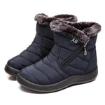 Warm Winter Snow Boots, Long Plush-Lined Unisex Boots, Waterproof and Non-Slip for Men and Women