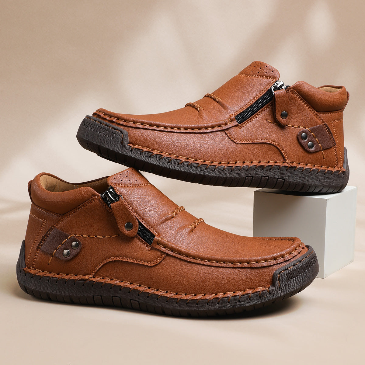 ⏰Zeitlich begrenztes Angebot: 70 % Rabatt – Handgefertigter Premium-Lederslipper für Herren 