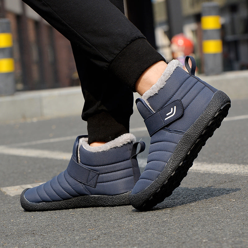 UMHAVEN Winter Waterproof Snow Boots – Warm, Non-Slip, Outdoor Fur-Lined Boots for Men & Women