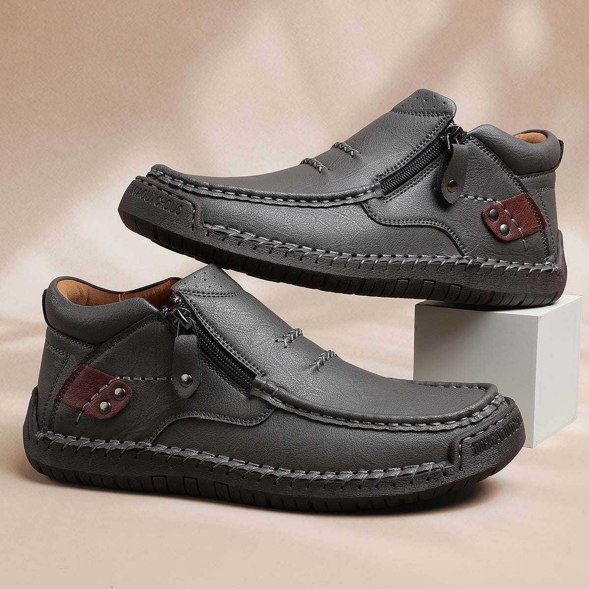 ⏰Zeitlich begrenztes Angebot: 70 % Rabatt – Handgefertigter Premium-Lederslipper für Herren 