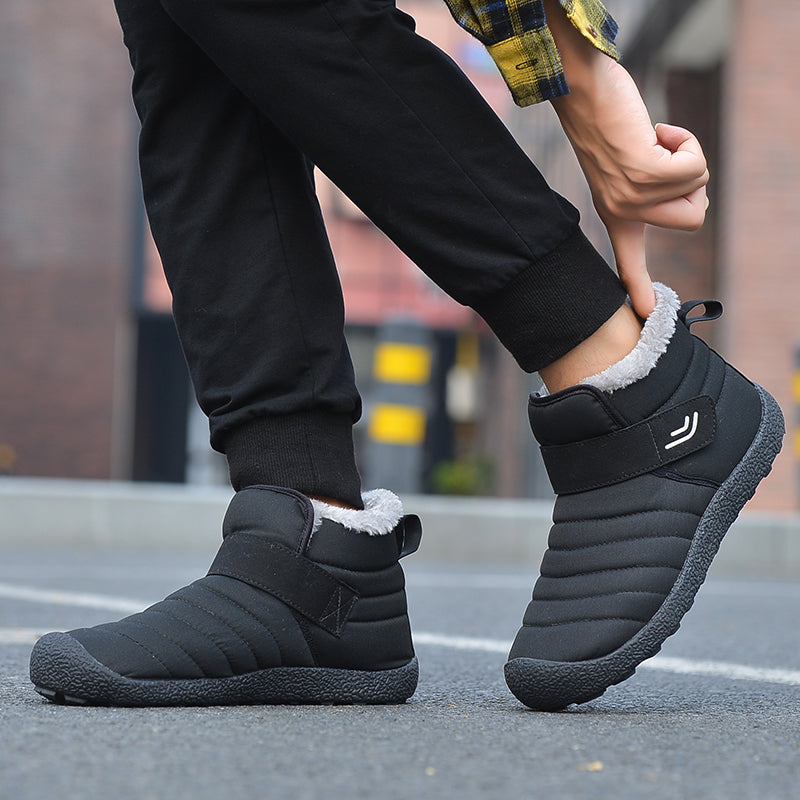 UMHAVEN Winter Waterproof Snow Boots – Warm, Non-Slip, Outdoor Fur-Lined Boots for Men & Women