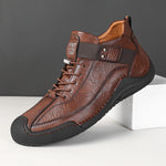 LETZTER TAG! 60% RABATT 🔥⏱️ WEIHNACHTSANGEBOT ⏱️🔥 Herrenhandgenähte Rutschfeste Leder-Casual-Stiefel | Stylische & Casuelle Herrenschuhe