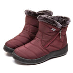 Warm Winter Snow Boots, Long Plush-Lined Unisex Boots, Waterproof and Non-Slip for Men and Women