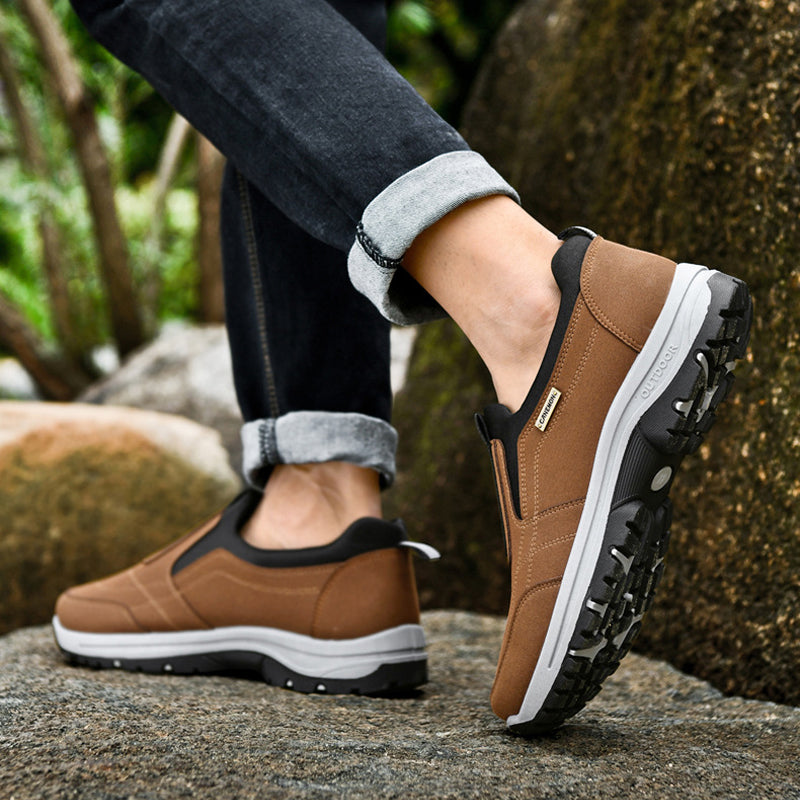 (🔥Heißer Verkauf) Bequeme, wasserdichte, atmungsaktive orthopädische Wanderschuhe für Herren 