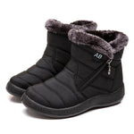 Warm Winter Snow Boots, Long Plush-Lined Unisex Boots, Waterproof and Non-Slip for Men and Women