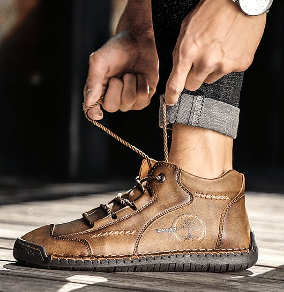 ⏰ Limited Time Deal – 70% Off! Men's & Women’s Vintage Hand-Stitched Comfortable & Soft Leather Shoes